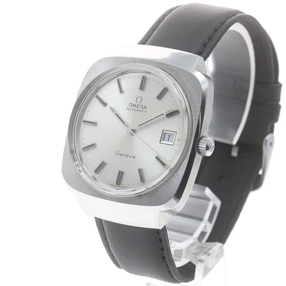 OMEGA Geneve 166.0164 Date Cal.1012 Silver Dial Automatic Men's Watch - Picture 1 of 13